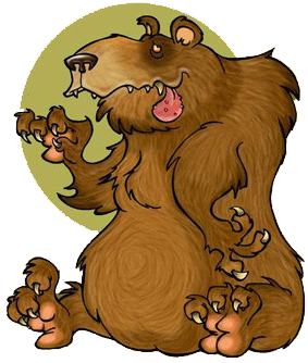 pohádka: Čáp a medvěd - Jednou šel medvěd lesem a našel kus oslího masa. Měl hlad, a tak se do masa zakousl.